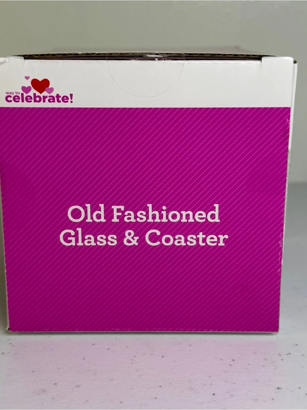 NEW 2pc Old Fashioned Whiskey Glass & Coaster Set 10oz Faux Leather